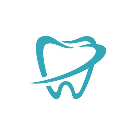Tooth Shape Dental Logo Template Illustration Design Vector Eps 10