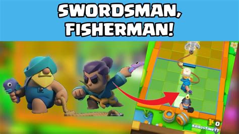 The Swordsman And Fisherman In Clash Mini Abilities Gameplay Youtube