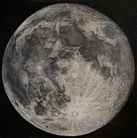 Full Moon Drawing The Planetary Society