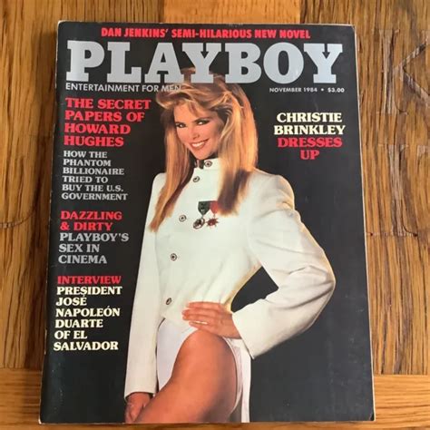 Playboy Nov Roberta Vasquez Christie Brinkley Howard Hughes