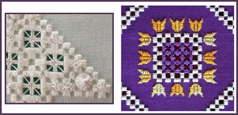 Hardanger Bar Weaving And Picot Stitches Noellefrancesdesigns