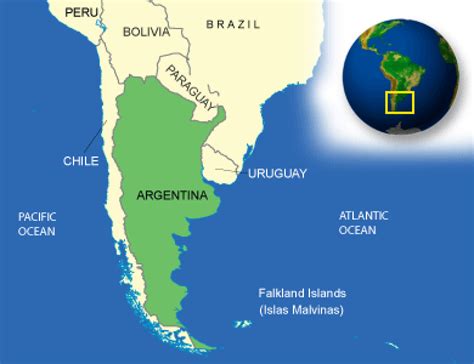 Map Of Argentina Countryreports