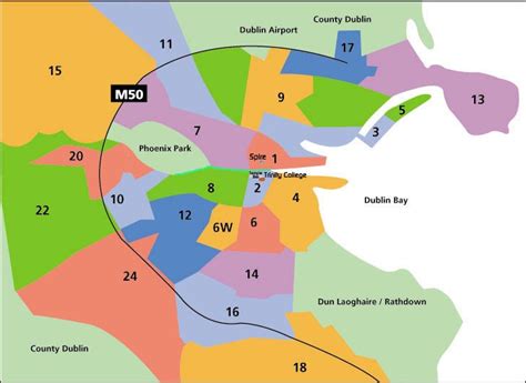 Dublin Map Region City Map Of Ireland City Regional Political