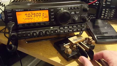 Test Qso With A Lovely Yaesu Ft 900 Youtube