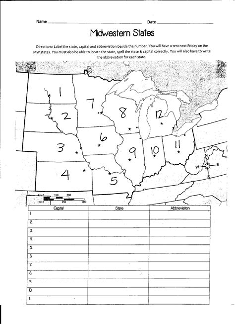 Image Result For Numbered States Map In West Regions Of United States