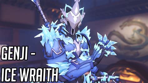 Genji Ice Wraith Skin Showcase Overwatch 2 Youtube