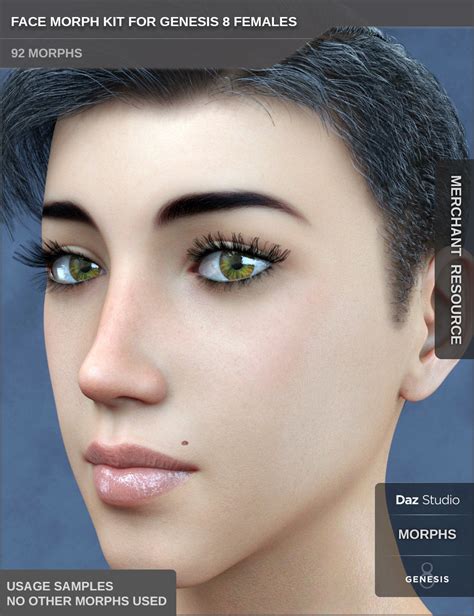 Face Morph Kit For Genesis 8 Female Daz 3d
