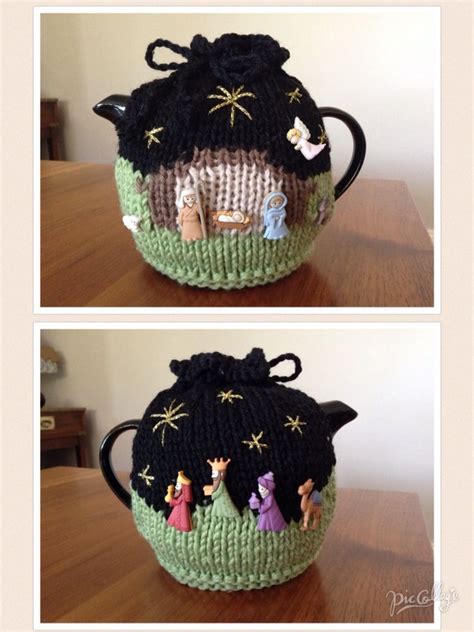 Every week we add new premium graphics by the thousands. Knitted Novelty Christmas Nativity teapot cosy. Buttons ...