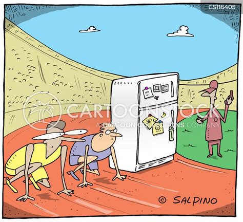 Running Track Cartoons And Comics Funny Pictures From Cartoonstock