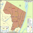 Bergen County Map, New Jersey