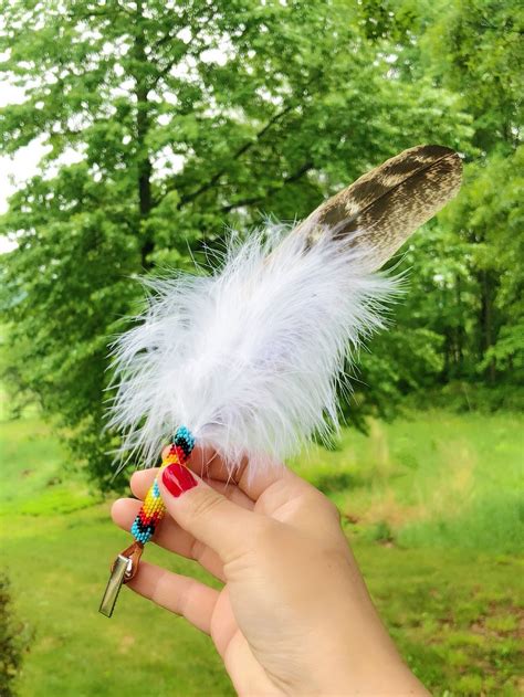 Native American Hair Feather Beaded Feather Hair Clip Turkey Feather Fluffy Hair Feather