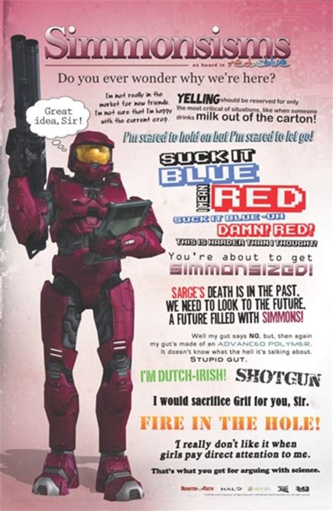 Memes, quotes, and ticker did it. Image - 382423 | Red vs. Blue | Know Your Meme