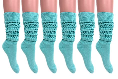 Aws American Made Heavy Slouch Socks For Women Mint Pair Size