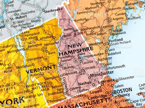 Map Of Vermont And New Hampshire Maping Resources