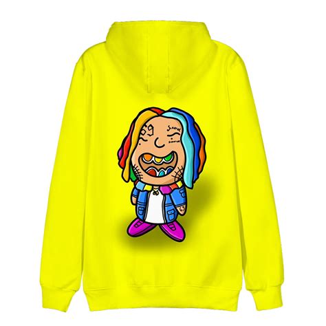 6ix9ine Shark Long Sleeve Hoodie