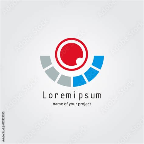 Red Circle Logo For Your Company Vector Illustration Eps10 Buy This