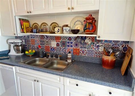 1x peel and stick tile backsplash mosaic self adhesive tiles kitchen wall silver. Bleucoin Tile Decal Backsplash | Tile decals, Rental ...
