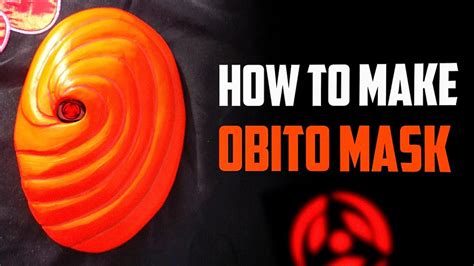 How To Make Uchiha Obito Tobi Mask From Paper Anime Naruto Youtube