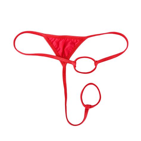 Uhuse Mens Micro Mini G String Thong Bulge Pouch Panties Underwear T