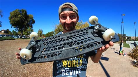 Fully 3d Printed Complete Skateboard You Make It We Skate It Ep 43