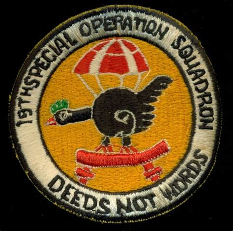 Usaf 19th Special Operations Squadron Full Color Vietnam Patch S 19 Ebay