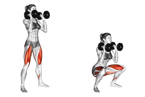 6 Best Dumbbell Squat Variations With Pictures Inspire Us