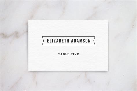 Place cards generally have the guest's name and table number, and frequently have some design as well to add style. Wedding Table Place Card Template ~ Card Templates ...