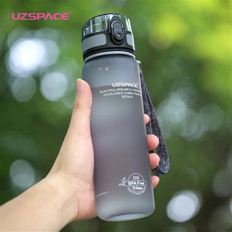 Hot Sale Uzspace Protein Shaker Portable Motion My Tritan Water Bottle Bpa Free Plastic For