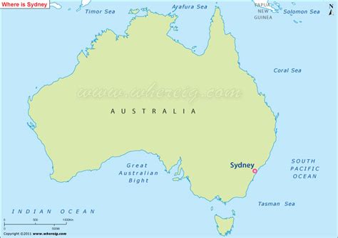 Where Is Sydney Australia Where Is Sydney Located On The Map