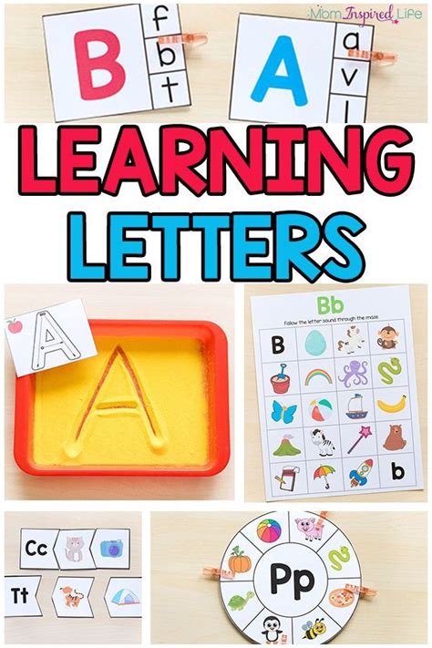The Alphabet And Letter Recognition Activities For Learning Letters