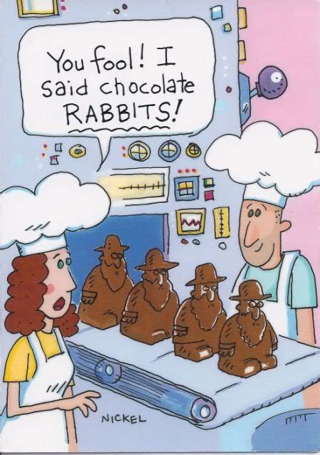 Dying For Chocolate Cartoon Of The Day Chocolate Rabbits