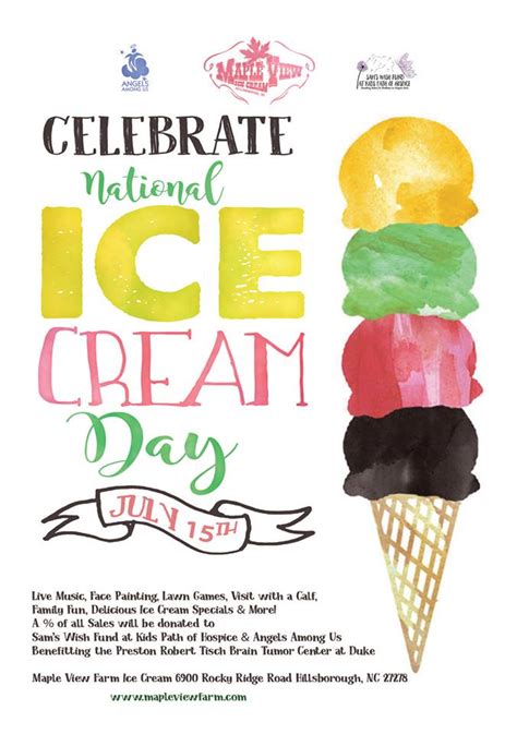National Ice Cream Day Maple View Farm Visit Hillsborough Nc