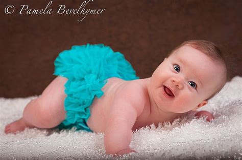 6 Month Old Baby Girl Pamela Bevelhymers Photography 6 Month Old