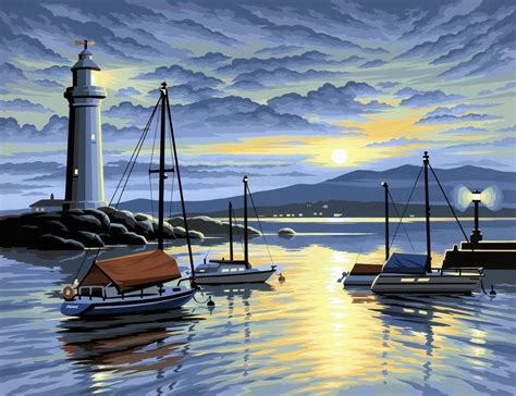 We did not find results for: VBS Malen nach Zahlen »Hafen im Sonnenaufgang«, 29,2 cm x ...