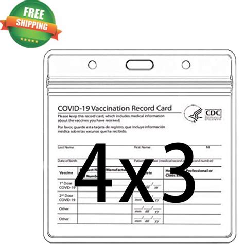 If you've already booked a vaccination appointment through a gp or local nhs service, you do not need to book again using this service. CDC ID Card Protector Record Vaccine Cards Cover Holder ...