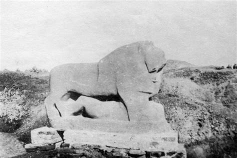 Lion Of Babylon Statue Babylon Babil Mesopotamia 1918 Photos