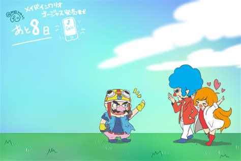 Wario Mona And Jimmy T Warioware Drawn By Herunia Kokuoji Danbooru