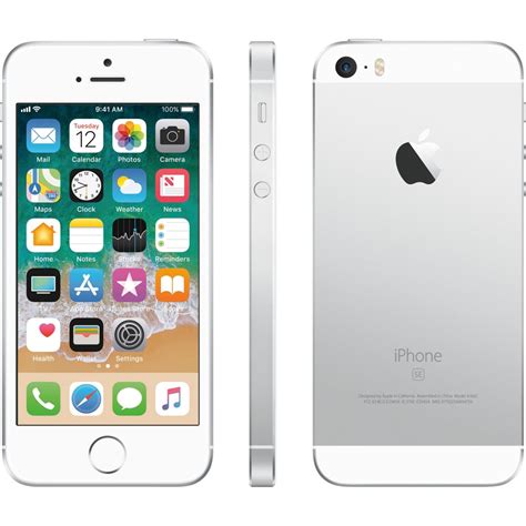 Apple Iphone Se 16gb Silver 1st Gen 2016 Factory Unlocked Gsm Atandt