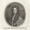 Old and antique prints and maps: Daniel Finch, 2nd Earl of Nottingham ...