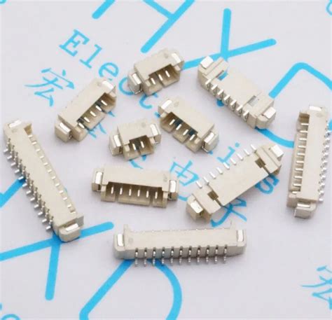100pcs 125mm Pitch Smd Connector Horizontal Plug In Base 2p 10p