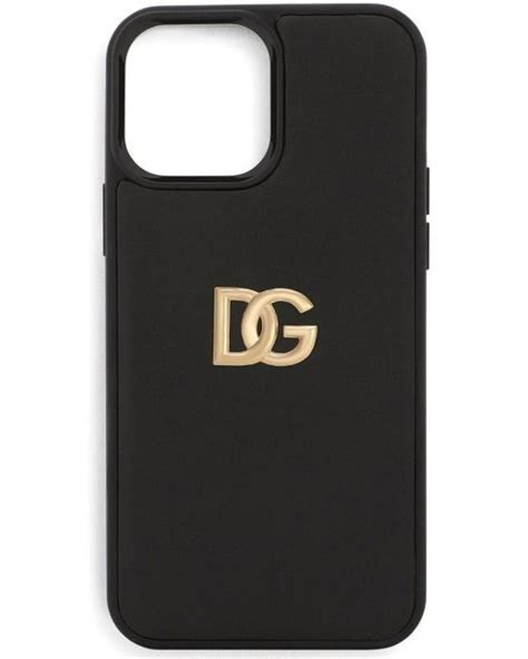Dolce Gabbana Dg Iphone 13 Pro Max Case In Black Lyst UK