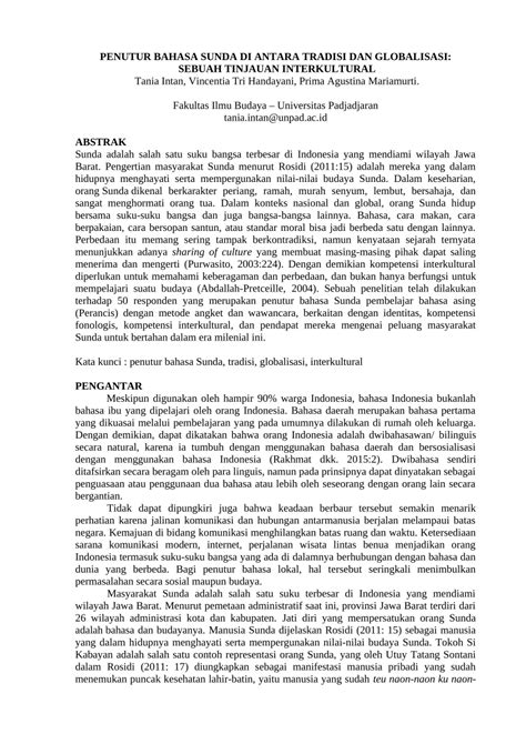 Contoh Laporan Peristiwa Bahasa Sunda Laporan Kegiatan Dalam Bahasa Riset