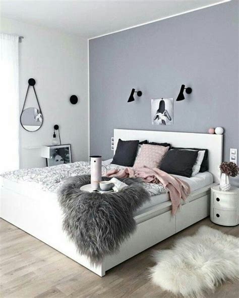 Ne pas équilibrer le blanc et le gris : Chambre ado fille moderne en 50 idées pour un décor génial ...