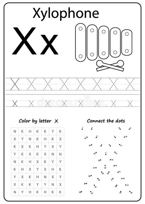 Writing Letter X Worksheet Writing A Z Alphabet Exercises Game For