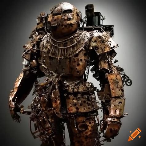 Scrap Armor Made From Recycled Tank Parts