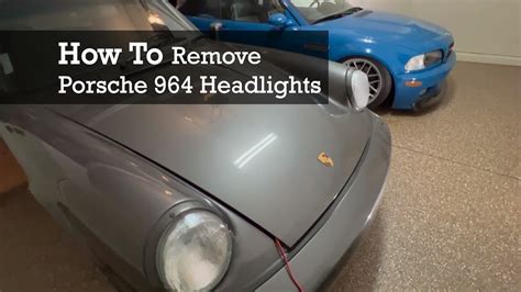 How To Remove Porsche 911 964 Headlights Youtube
