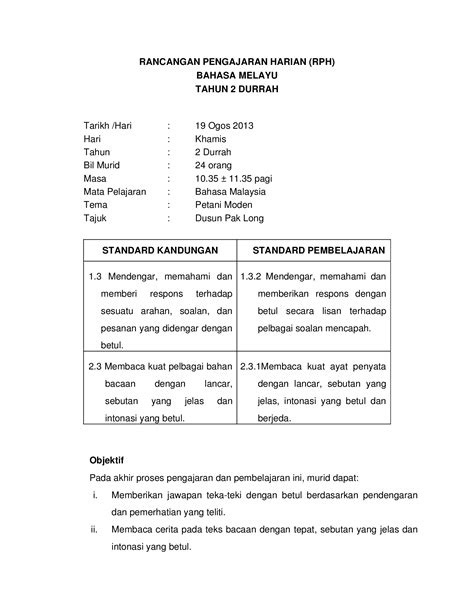 Doc Rph Bahasa Malaysia Tahun Dokumen Tips