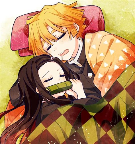 Pin On Zenitsu And Nezuko