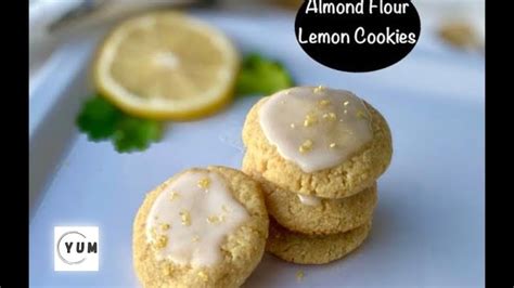 Almond Flour Lemon Cookies Vegan And Gluten Free Youtube