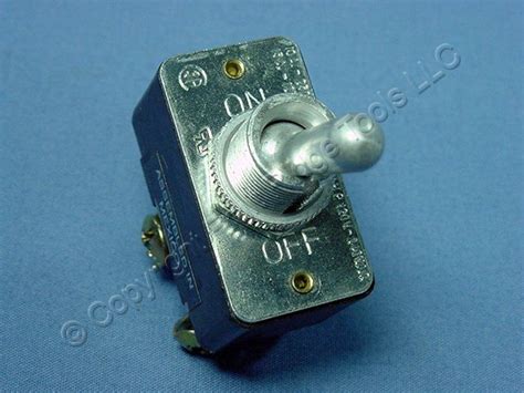 Leviton Double Pole Single Throw Dpst Toggle Switch On Off 1015a 125